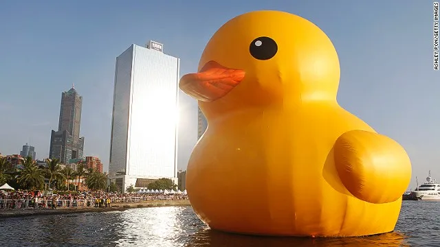 

3 meters inflatable water used yellow duck