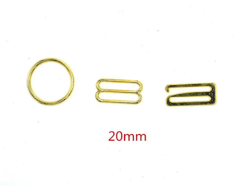 Комплект нижнего белья с металлическими застежками 15 мм и 20 мм|buckles metal|strap adjuster