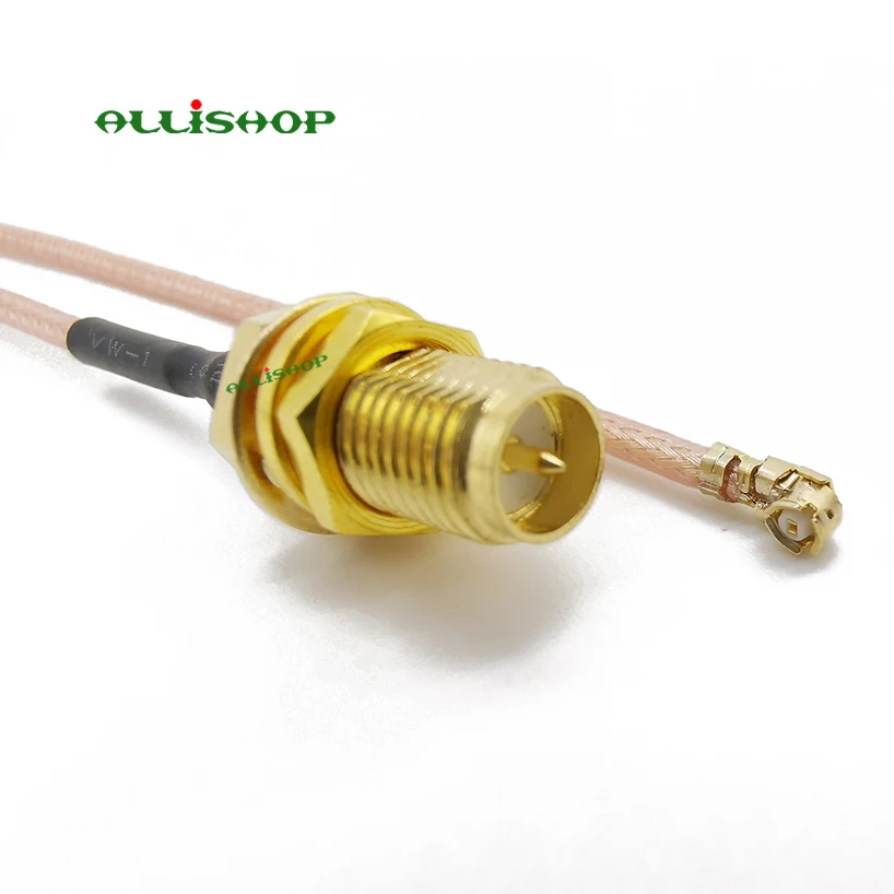 Кабель ALLISHOP RF Pigtail RP SMA разъем для U. FL/IPEX Mini PCI RG178 15 см|connector female|connectors for cablesconnector cable |