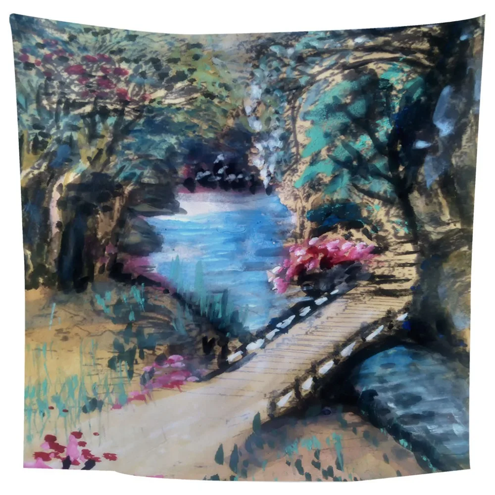 Гобеленовая роспись настенная богемная Красивая наука ковер гобелен