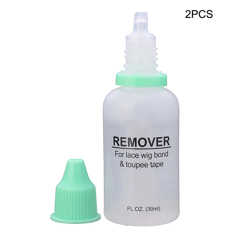 

2 Bottles Hair Extension Remover 30ml Wigs Glue Adhesive Remover for Lace Wig Release Tape 88