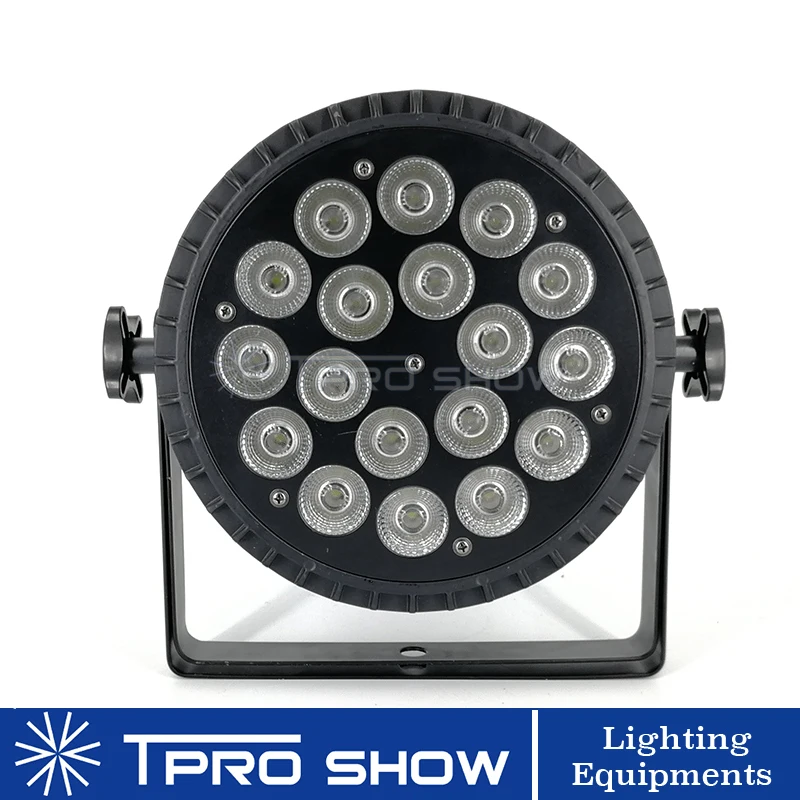 18x12W LED Par Dmx сценический свет RGBW 4 в 1 плоский тонкий диско мыть цвета для события