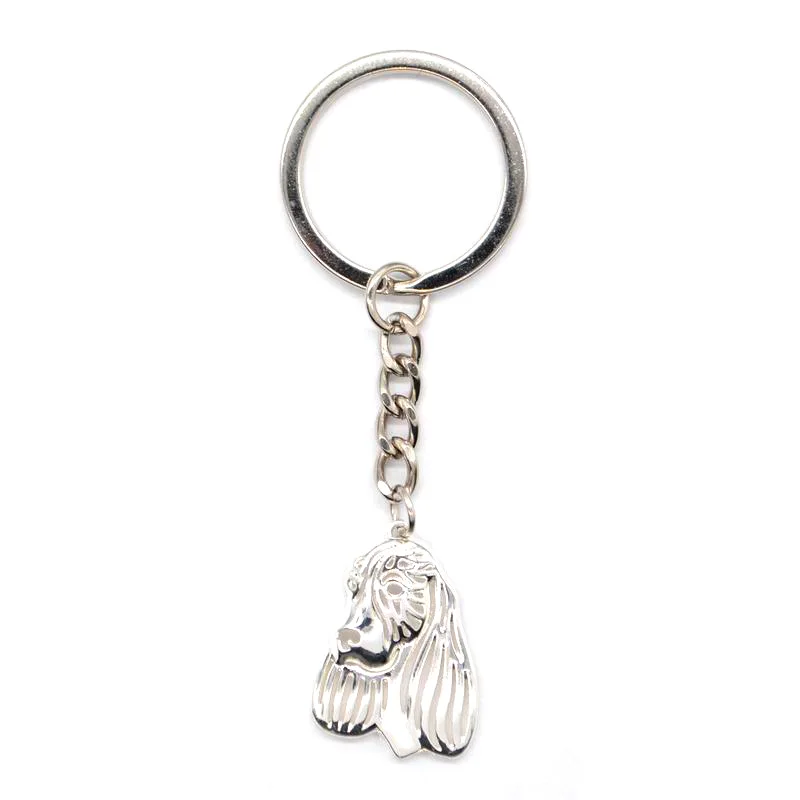 

Female Alloy Pet Dog Pendant Key Chains Women's English Springer Spaniel Key Chains