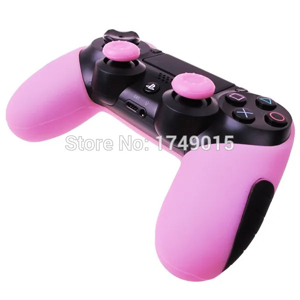 Для playstation 4 PS4 Pro Slim контроллер силиконовый резиновый чехол для Dualshock 4(чехол X 2+ ручки для большого пальца X 4