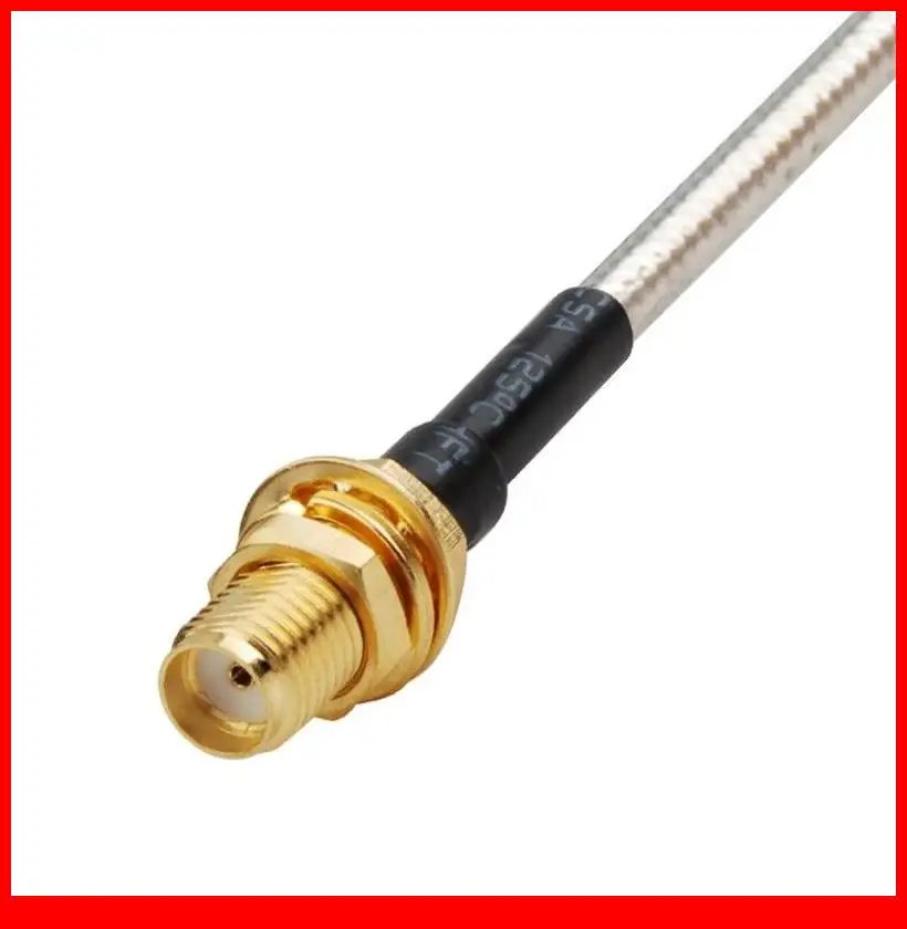 

10pcs/lot 15CM RF Pigtail SMA female Semi-rigid cable .141',RG402, the other end empty