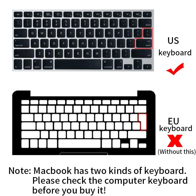 Чехол для клавиатуры mac 12 13 3 15 дюймов macbook air pro retina A1990 A1932 A1706 A1707 Водонепроницаемая