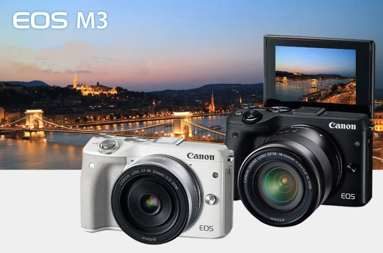 CANON M3 камера белый+ EF-M 15-45 мм IS STM объектив для CANON EOS M3 беззеркальная цифровая камера бренд
