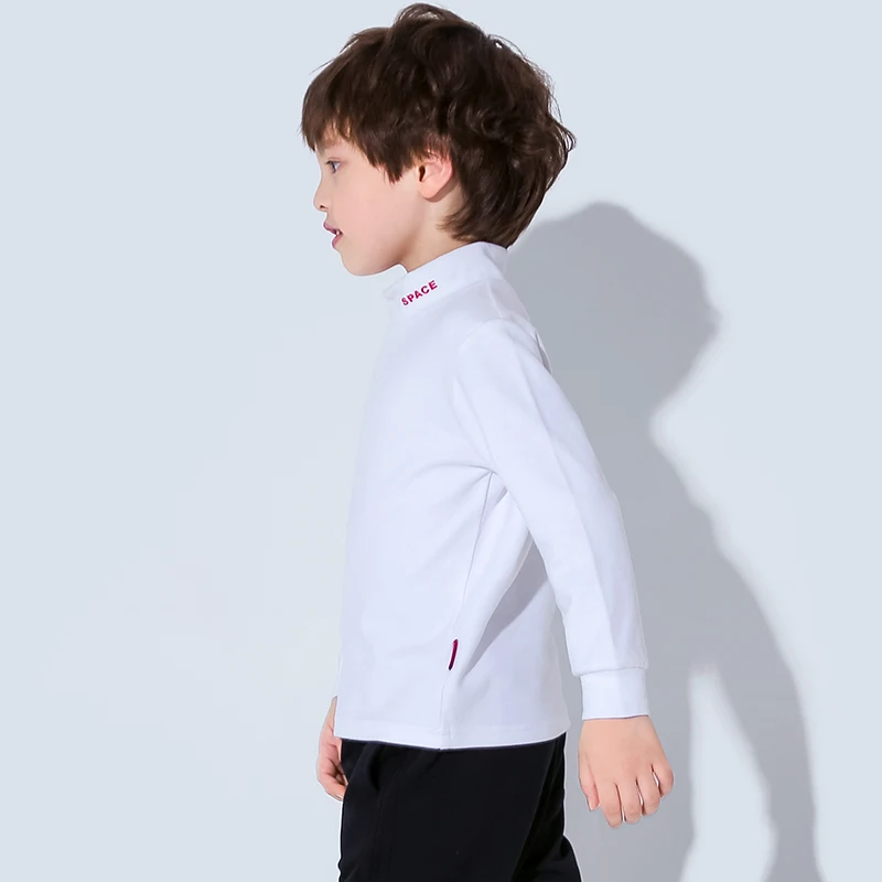 Pioneer kids/новая футболка с длинным рукавом для мальчиков детская одежда базовая