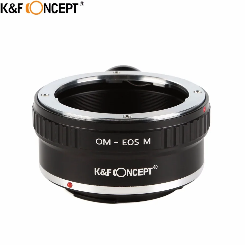 

K&F CONCEPT For OM-EOS Lens Mount Adapter Ring with Tripod For Olympus OM Zuiko Lens to for Canon EOS M EF-M Mount Camera Body