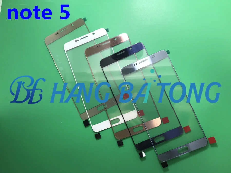 

10pcs Original Replacement LCD Front Touch Screen Outer Glass Lens For Samsung Galaxy NOTE 5 N920 N920F High Quality with LOGO
