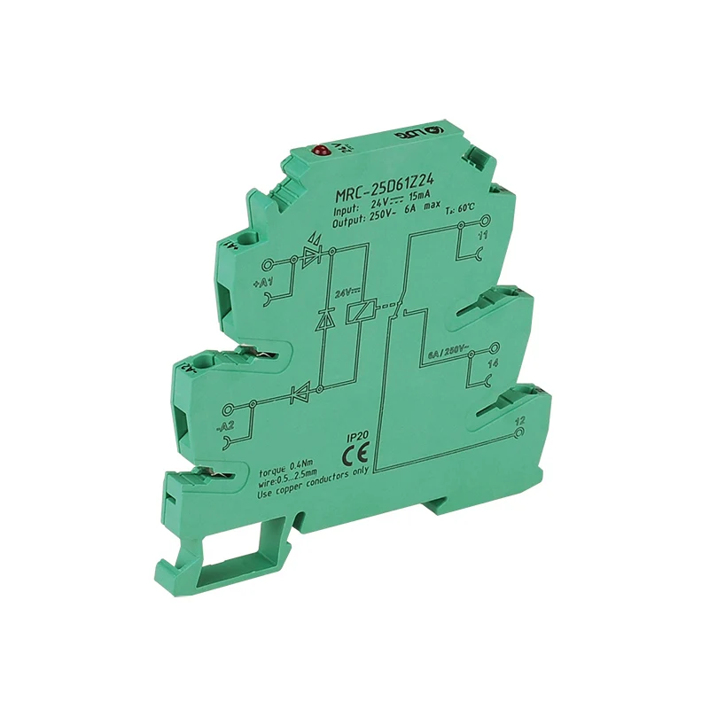 MRC-25D61Z24 DC24V PLC релейный выходной усилитель Модуль платы реле Сверхтонкий релейный модуль MRC-25D61C24