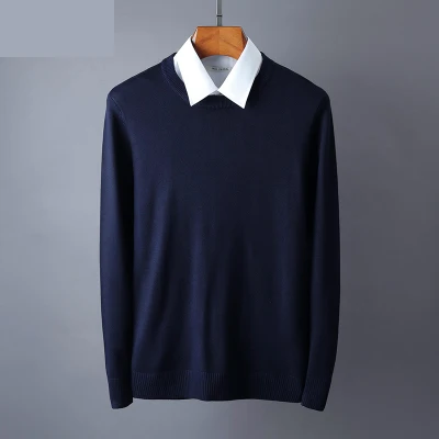New 2017 Autumn Winter Fashion O neck Sweater Men Knitted High Elastic Mens Sweaters Pullovers pull homme KS04 | Мужская одежда