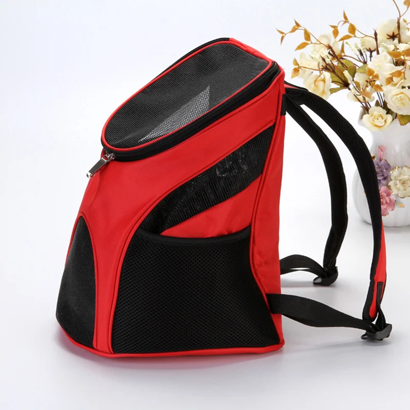 

Breathable Outdoor Pet Dog Cat Carrier Mesh Backpack Bags Portable Puppy Cat Backpack Travel Oxford Cloth Bag Outdoor Pet Packs