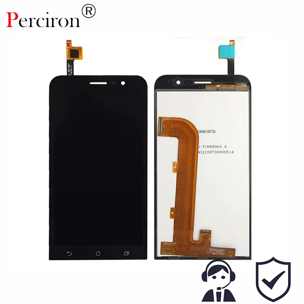 New 5'' inch Touch Screen Panel Digitizer For Asus Zenfone Go ZB500KL Full LCD Display Assembly Replacement Free Shipping