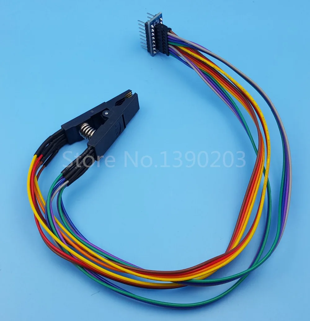 SOP16 SOIC16 Flash Chip тестовые зажимы с проводным адаптером для программирования BIOS|clip