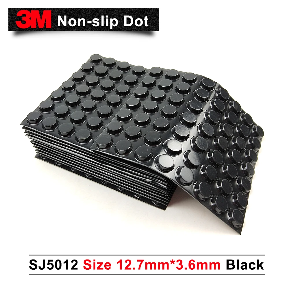 3M Резиновые ножки Bumpon SJ5012 защитные изделия черного цвета W12.7mm * H3.6mm/3000 шт в