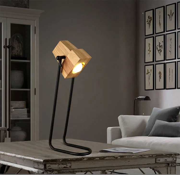 Старинная железная настольная лампа Эдисона в стиле лофт винтажный светильник