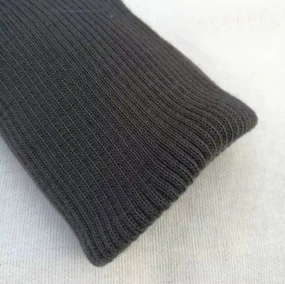 dark-gray 1 шт.(7*40 см) анти-пилинг трикотажные манжеты ребристые бесшовные нитки манжеты для брюк утолщенный пуховик манжеты - Цвет: dark-gray