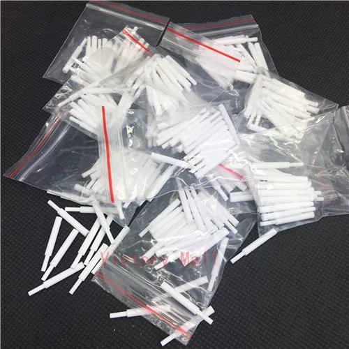 100pcs zirconia pins Стоматологическая лаборатория сотовые лотки для стрельбы и циркониевые керамические булавки стоматологический техник поставки - Цвет: 100pcs zirconia pins