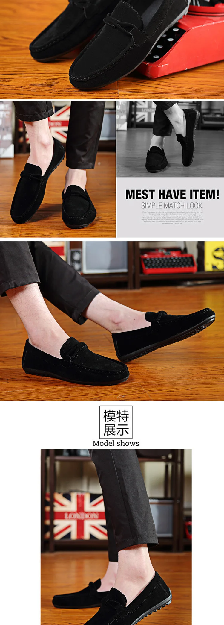 Модные мужские лоферы; Zapatos De Hombre; летняя Удобная замшевая Мужская обувь без застежки; мокасины для вождения; мужские мягкие повседневные кроссовки; Новинка