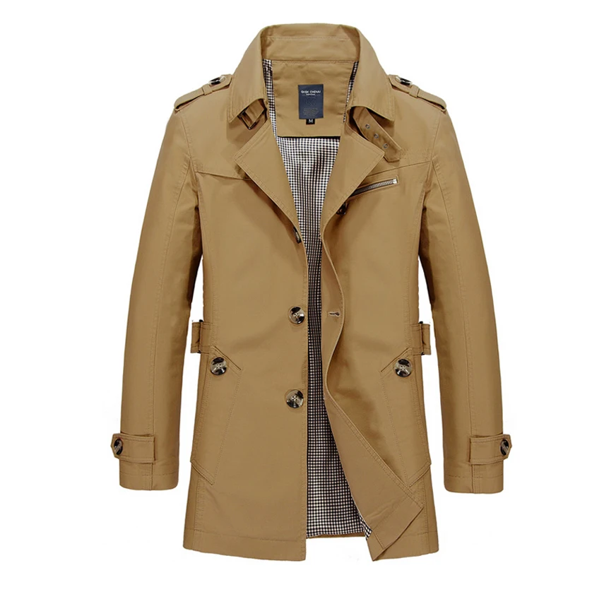 

2016 New Autumn & Winter Men's Cotton Jackets Stand Collar Mens Jackets Fashion Casual Outerwear for Men Plus Size 5XL