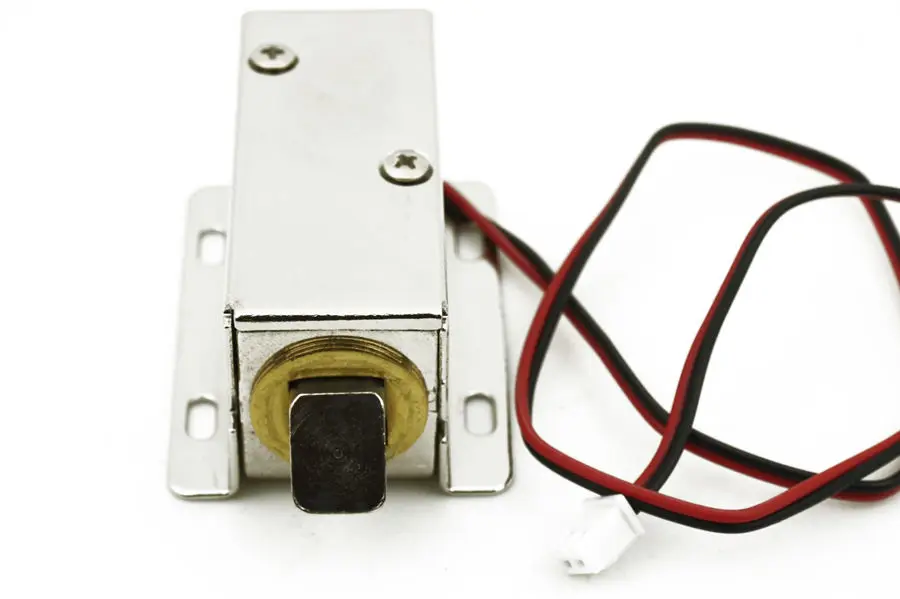 Дверной выдвижной шпунтовый Электрический замок в сборе соленоид тонкий дизайн