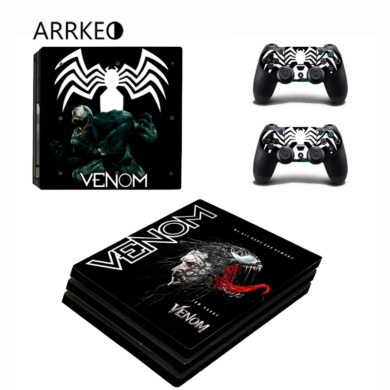 ARRKEO We Are Venom виниловая Защитная крышка PS4 Pro наклейки на кожу для Sony PlayStation 4 Консоль