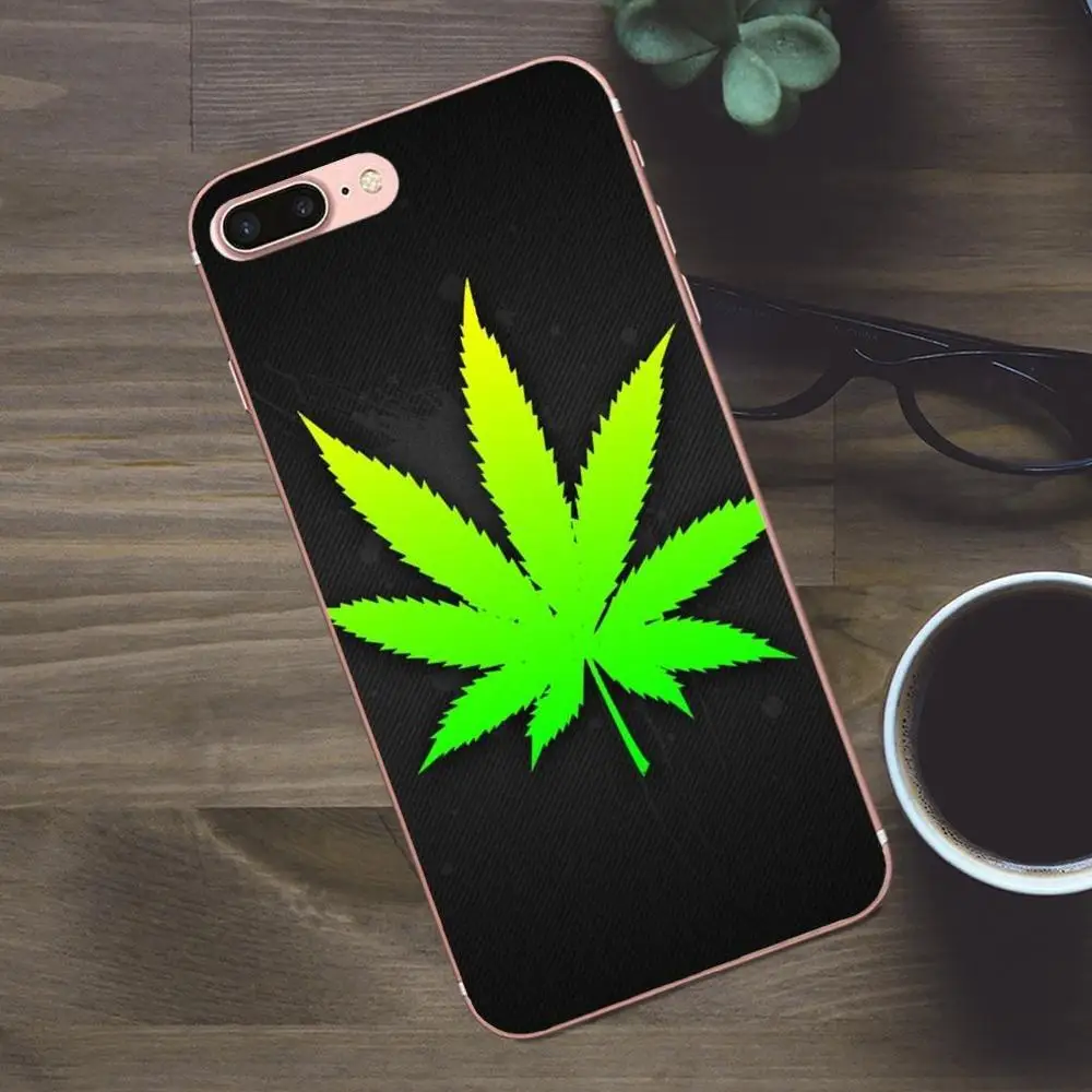 Чехол для телефона Weed Cool разноцветный Huawei G8 Honor 5C 5X 6 6X 7 8 9 Y5II Mate P7 P8 P9 P10 P20 Lite Plus