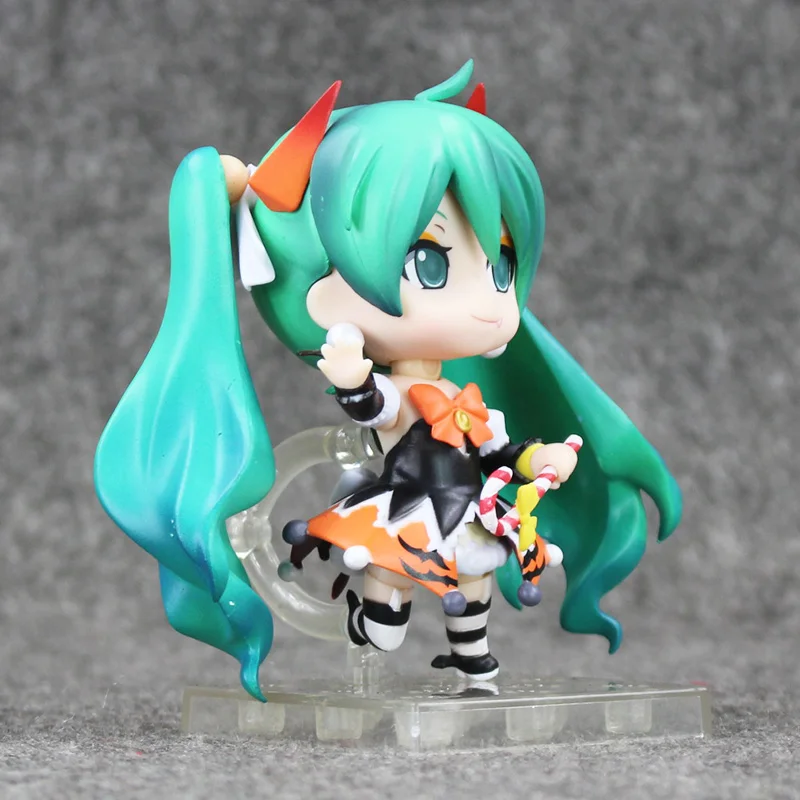 4 ''10 см Nendoroid Хацунэ Мику Хэллоуин Ver 448 ПВХ фигурка Модель Коллекция игрушек Хацунэ Мику фигурка
