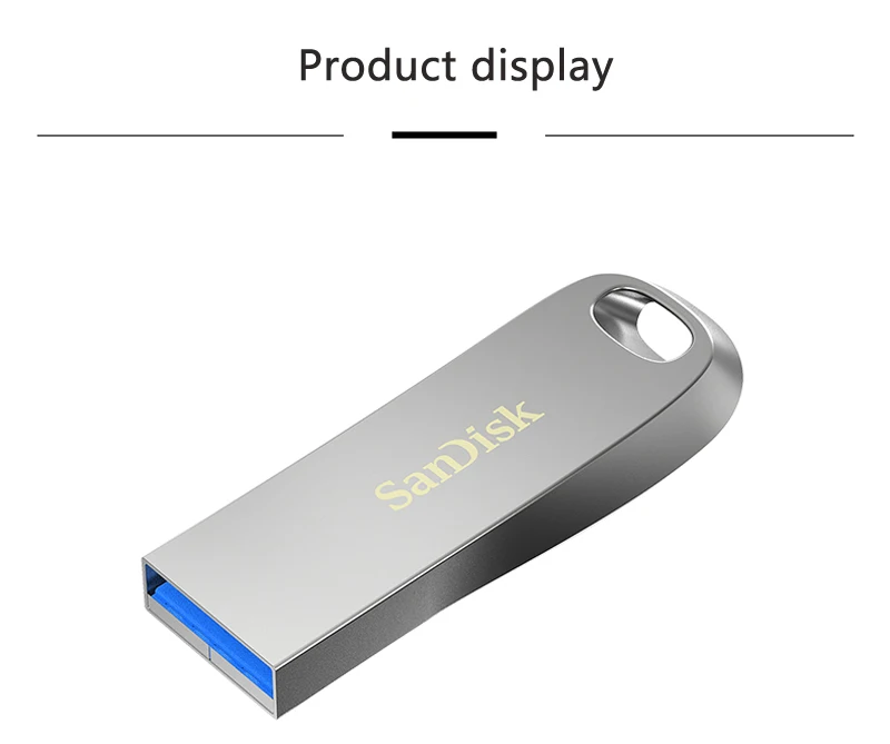 Флеш-накопитель SanDisk USB 3,1, 256 ГБ, 128 ГБ, 64 ГБ, 32 ГБ, 16 ГБ, CZ74, 150 Мб, USB 3,1, флеш-накопитель, металлический u-диск, флешка для компьютера