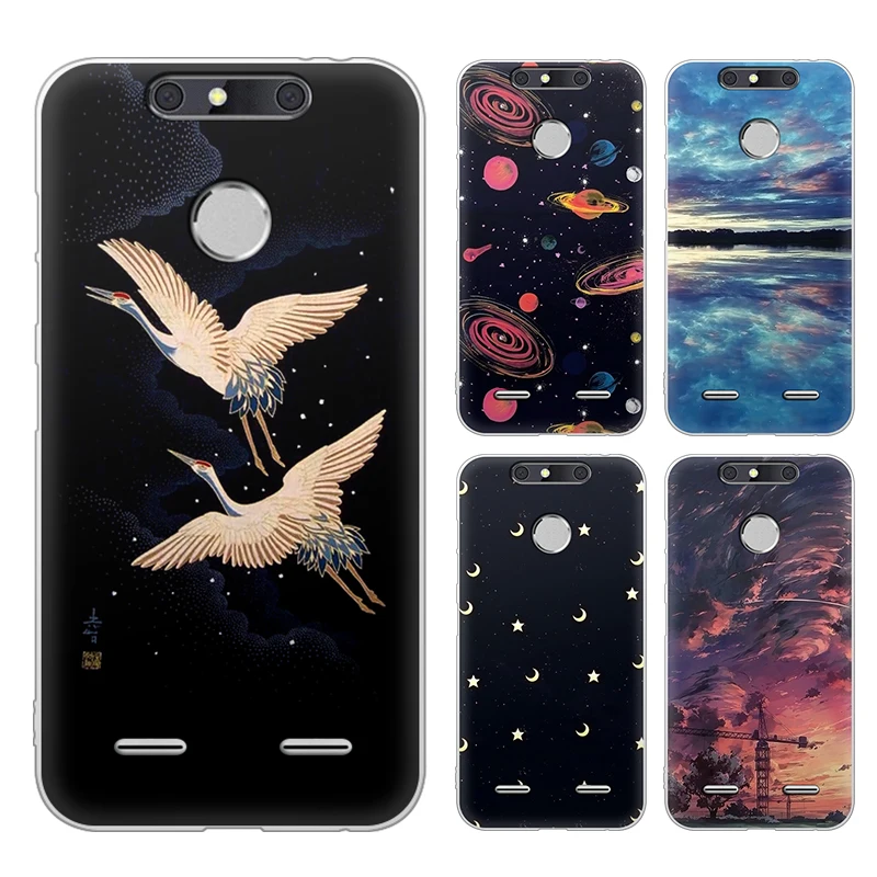 iTien Good Quality Fashion Cool Lovely Patter style Case For ZTE V8 Mini Protective Silicone Cover Gel Shell Rubber Pouch Skin |