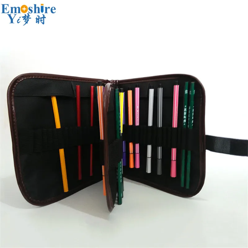 Чехол для карандашей из ткани Оксфорд 72 держателя|pencil case|school pencil case largeschool |