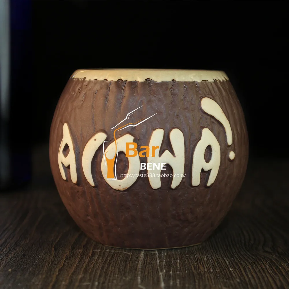 Домашнее украшение гавайская Коктейльная стеклянная чашка Tiki керамическая