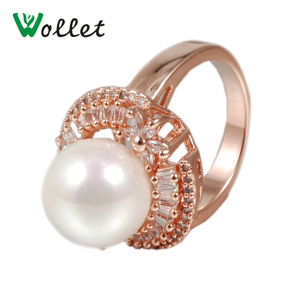 Wollet ювелирное изделие магнитное кольцо из чистой меди здоровая розовая бусина