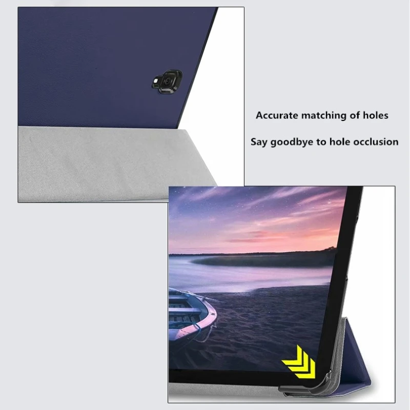Для samsung Galaxy Tab S4 2018 10 5 дюймов SM T830/T835C кожаный магнитный складываются в три раза