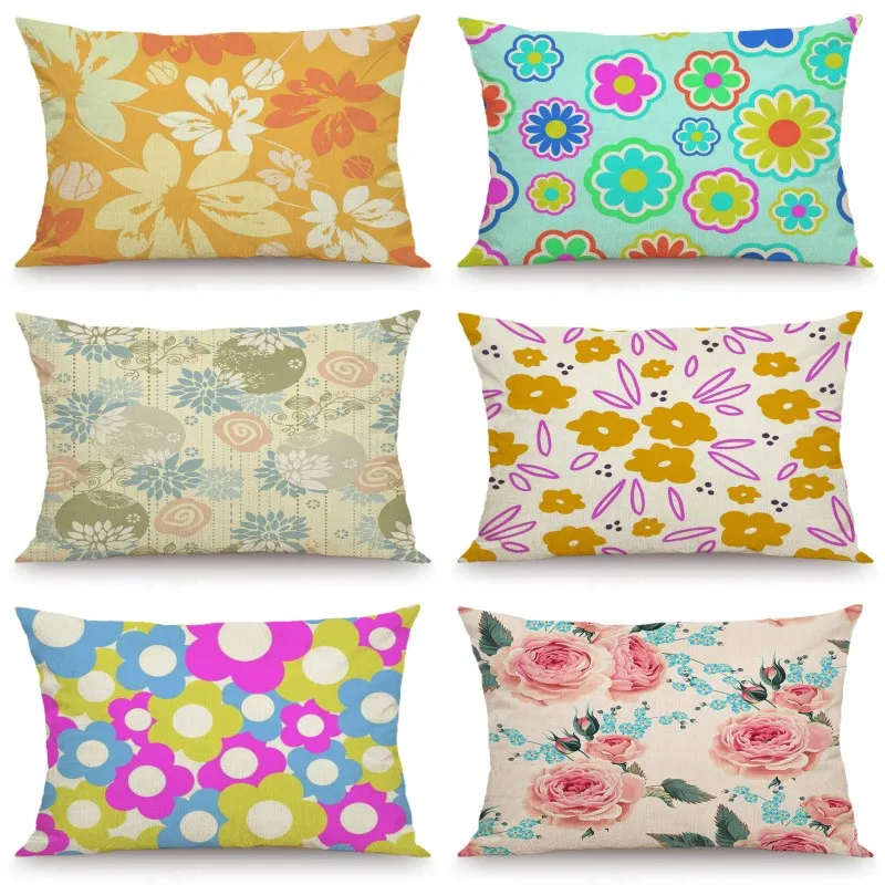 

XUNYU 30 Х5 0 см/40 х60 см наволочка с мультяшными цветами наволочки декоративные наволочки для дивана спальни JX030