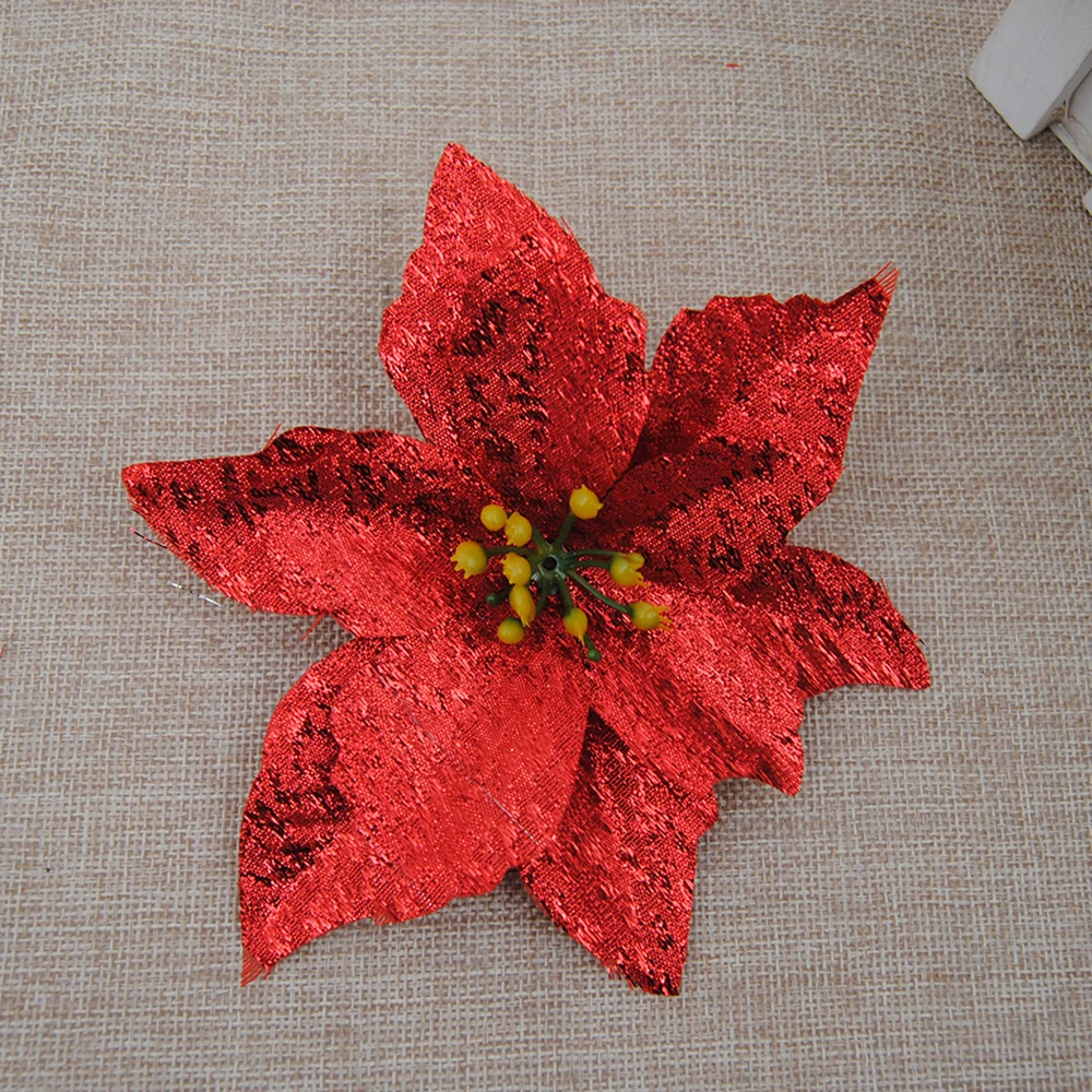 10 шт. пластиковые блестящие цветы 15 см|glitter flowers|wedding artificial flowersflower head |