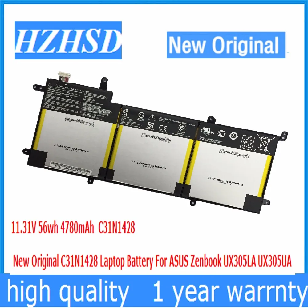 11 31 в 56wh 4780 мА/ч новый оригинальный C31N1428 Аккумулятор для ноутбука ASUS Zenbook UX305LA