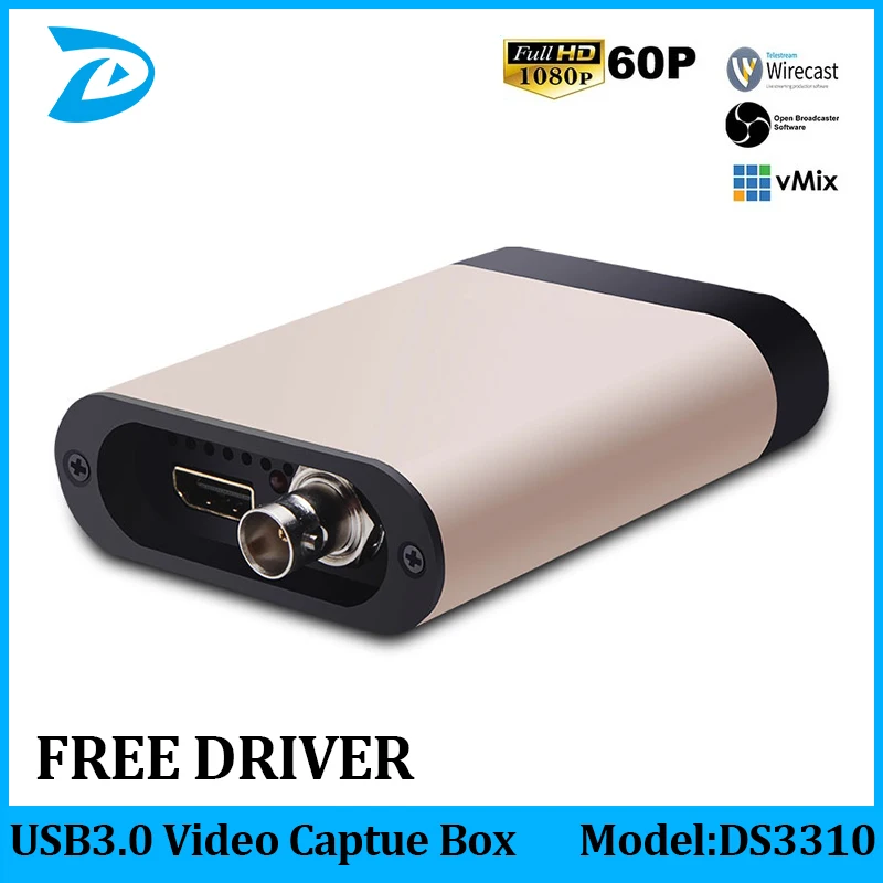 Full HD 1080P 60fps SD /HD /3G SDI + HDMI карта захвата видео Аудио Захват захват игры донгл для