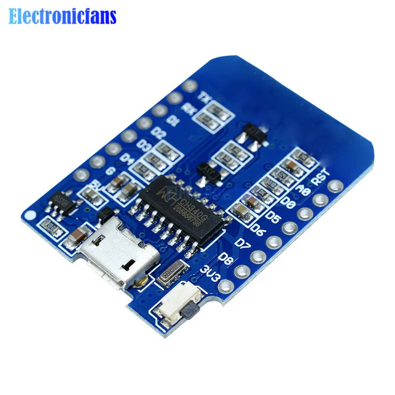 ESP8266 ESP-12 ESP12 ESP-12F для WeMos D1 Mini WiFi макетная плата модуль Micro USB 3,3 В на основе ESP-8266EX 11 цифровых контактов