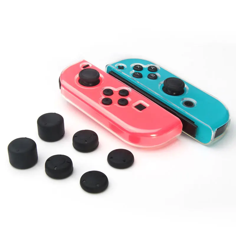 Мягкий силиконовый защитный чехол из ТПУ прозрачный для консоли Nintendo Switch с