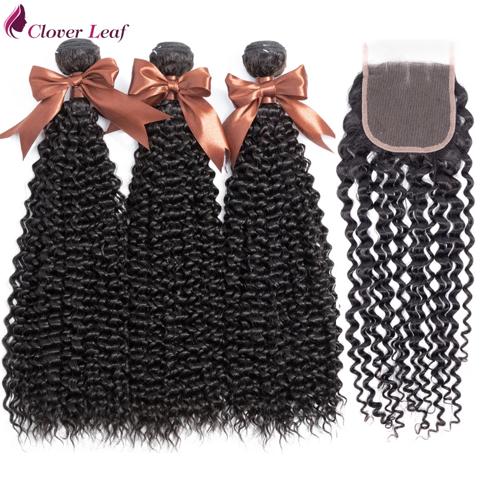 Листок клевера плетение волос 3 пучка с закрытием шнурка бразильские