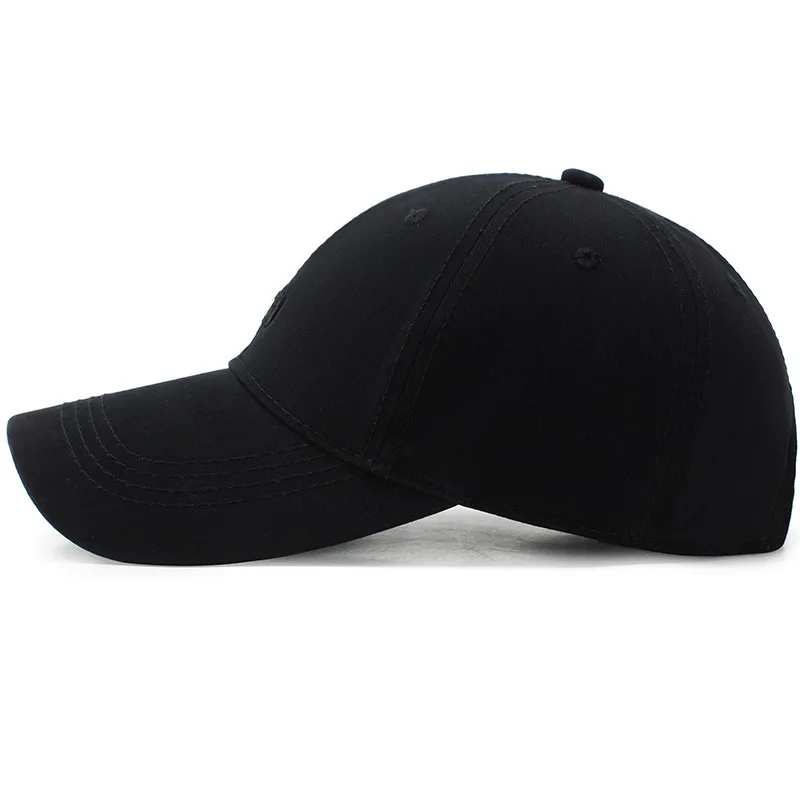 Мужская и женская однотонная хлопковая бейсбольная кепка бейсболка с вышитыми