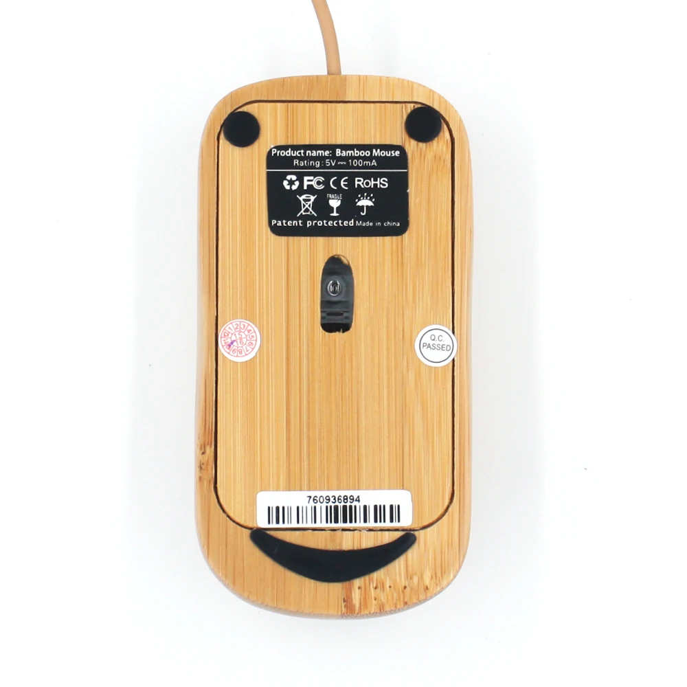 Проводная деревянная мышь Techase Mause Gamer Rato игровая Fio Bamboo Souris ordinate Mouse s для
