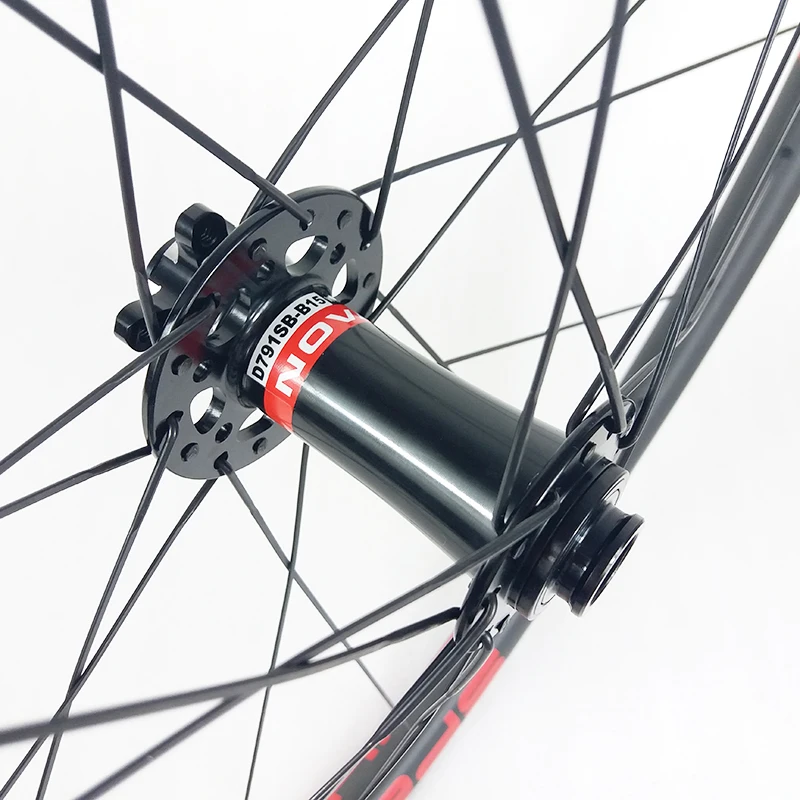 1360g 29er BOOST Углеродные колеса марафон XC 30 мм Асимметричный 24 Глубокий передний 15X100