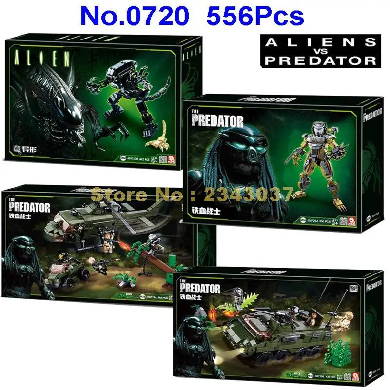 Sluban 0720 Predator Aliens Heroes Movie Set Building Block Toy | Игрушки и хобби
