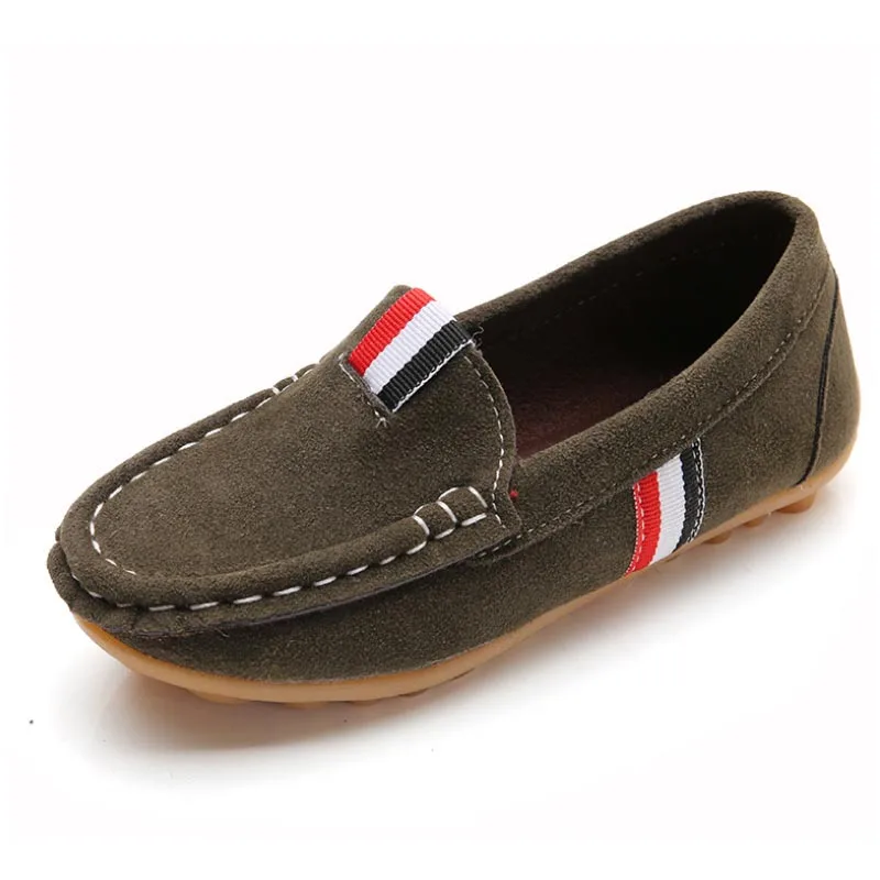 Spring Kids Soft Sneakers Fashion Boys Cow Mucsle Sport Running Shoes for Girls Toddler Autumn Leather Teenagers | Детская одежда и