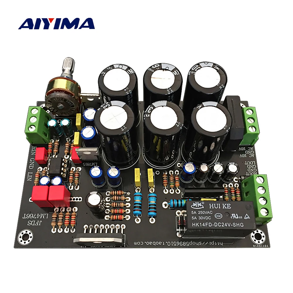AIYIMA 2 0 LM4766T усилители аудио Плата 40Wx2 Amplificador двухканальный цифровой усилитель