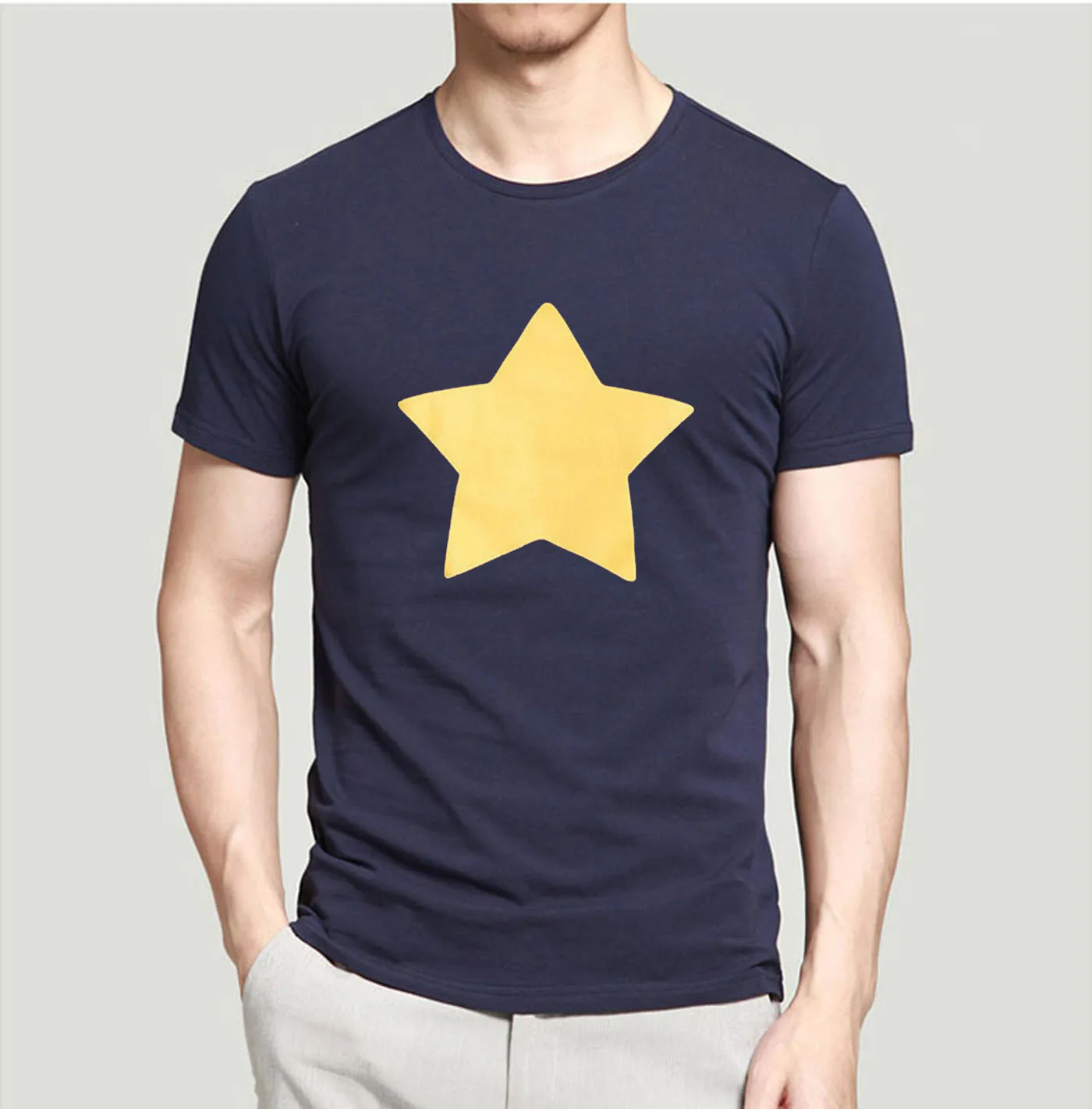 Новое поступление Мужская футболка STEVEN UNIVERSE STAR 2019 летние модные повседневные