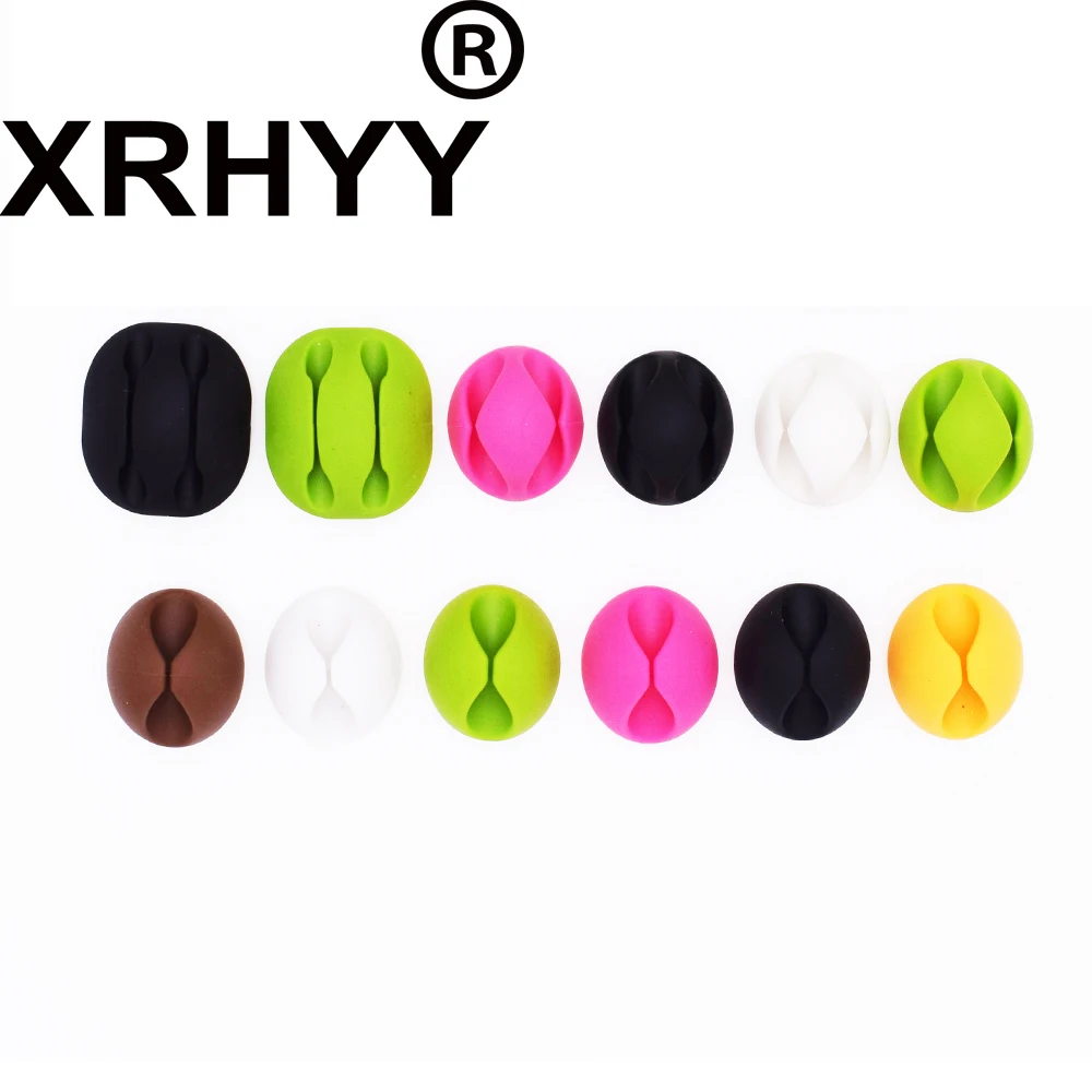 Colorful Cable Clip Cord Manager Organizer Adhesive Hook Wire Holder For Power Cords Charging Accessory Cables Mouse | Электроника